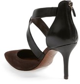 Thumbnail for your product : Enzo Angiolini 'Coadi' Cross Strap Pointy Toe Pump (Women)