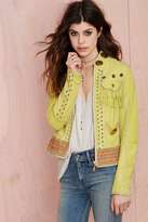 Thumbnail for your product : Nasty Gal Vintage Roberto Cavalli Limelight Leather Jacket