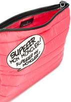 Thumbnail for your product : Moncler speech bubble quilted clutch