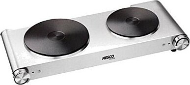 Nesco Electric Double Burner Hot Plate