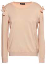 Thumbnail for your product : DKNY Cutout Bow-detailed Knitted Top