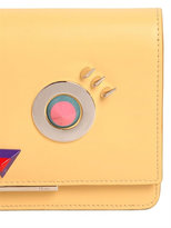 Thumbnail for your product : Fendi Small Faces Leather Bag W/ Chain Strap