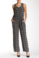 Thumbnail for your product : Max Studio Cutaway Printed Jumpsuit