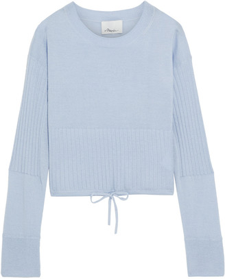 baby blue cashmere cardigan