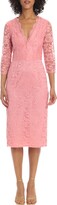 Thumbnail for your product : Maggy London V-Neck Lace Midi Dress