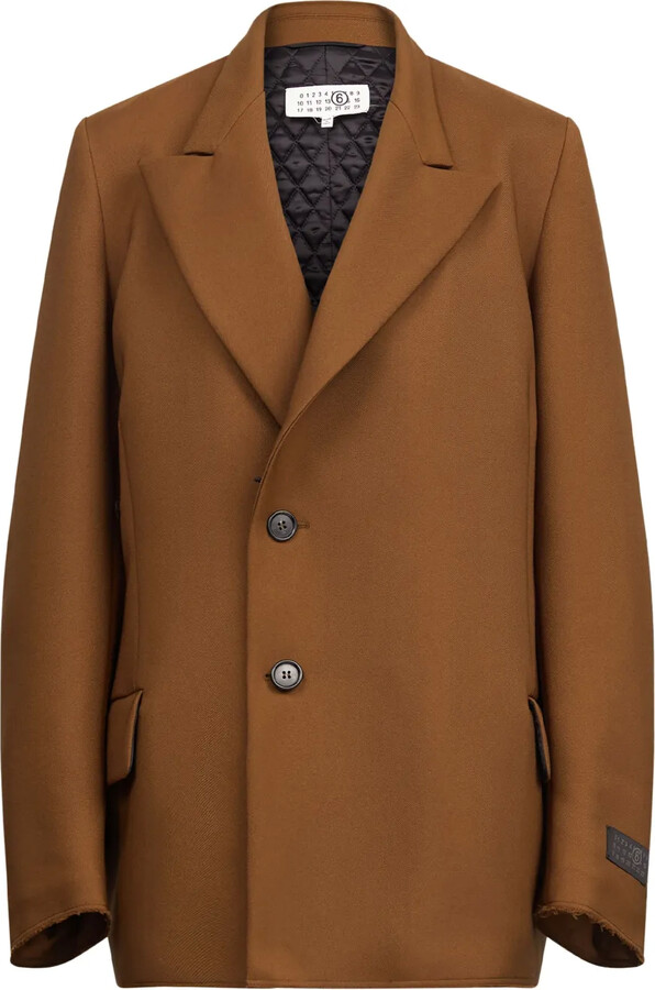 MM6 MAISON MARGIELA Single-Breasted Over-Sized Blazer