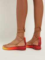 Thumbnail for your product : Chloé Degrade Leather Sandals - Womens - Red Multi