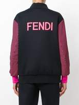 Thumbnail for your product : Fendi Karlito-appliqué zip jacket