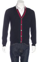 Thumbnail for your product : Gucci 2017 Wool Web Cardigan