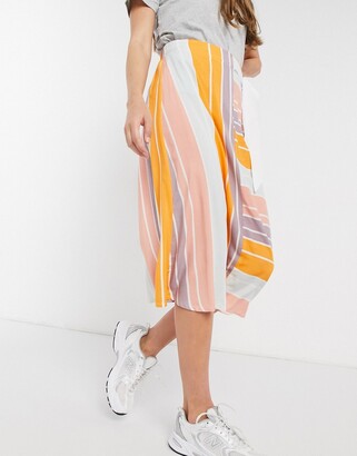NATIVE YOUTH striped maxi skirt