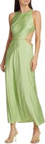 Thumbnail for your product : Alexis Lune Cut-Out Satin Maxi Dress