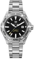 Thumbnail for your product : Tag Heuer Analog Automatic Aqua Racer WAY2010.BA0927 Stainless Steel Bracelet Watch