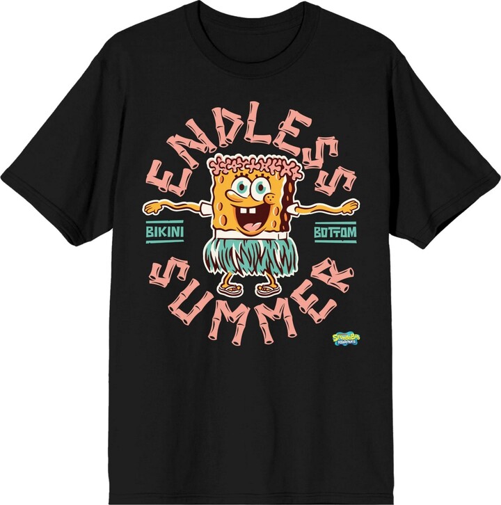SpongeBob Squarepants Big & Tall The Hula Dancing Endless Summer Tee-4XL