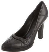 Thumbnail for your product : Bottega Veneta Embroidered Pointed-Toe Pumps