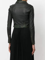 Thumbnail for your product : Giorgio Brato cropped biker jacket