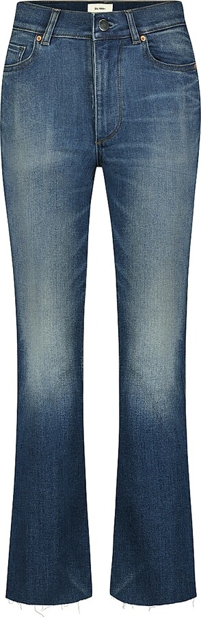 DL1961 Women's Bridget Boot High Rise Instasculpt Crop Jeans - Hulton - Size 23