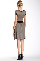 Thumbnail for your product : Taylor Cap Sleeve Houndstooth Dress