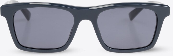 Alexander McQueen Rectangular-Frame Logo Sunglasses