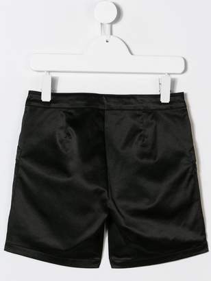 Moschino Kids zip embellished shorts