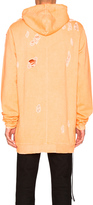 Thumbnail for your product : Unravel for FWRD Oversized Hoodie in Orange,Neon.