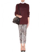 Thumbnail for your product : Etro Printed wool-twill trousers