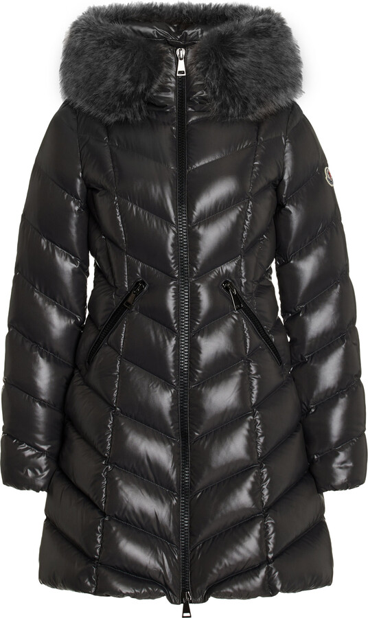 Moncler Fur-trimmed Coat | ShopStyle