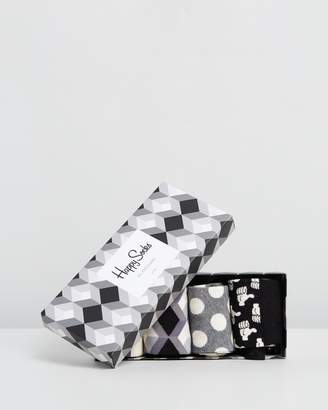 Happy Socks Black & White Gift Box