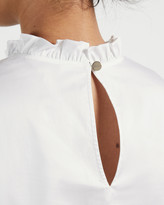 Thumbnail for your product : Ted Baker JAICCE Blouson sleeve ruffle neck top