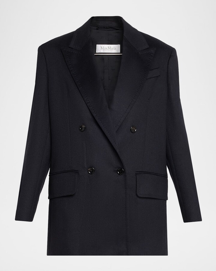 Max Mara Olimpia Double-Breasted Wool Jacket