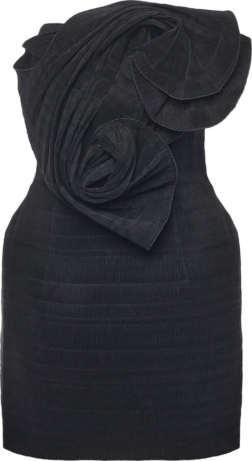 Magda Butrym Mini Dress With Floral Applique