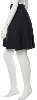 Stella McCartney Silk Pleat-Accented Skirt