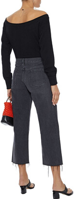 Simon Miller Cropped Mid-rise Wide-leg Jeans