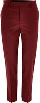 Thumbnail for your product : River Island Mens Red skinny fit suit trousers