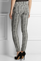 Thumbnail for your product : Paige Verdugo printed mid-rise skinny jeans