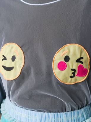 Viktor & Rolf Wink 'N' Kiss tulle layered T-shirt