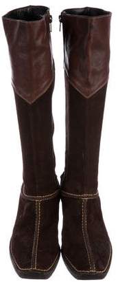 Pons Quintana Suede Knee-High Boots