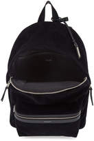 Thumbnail for your product : Saint Laurent Black Corduroy Bad Lieutenant City Backpack