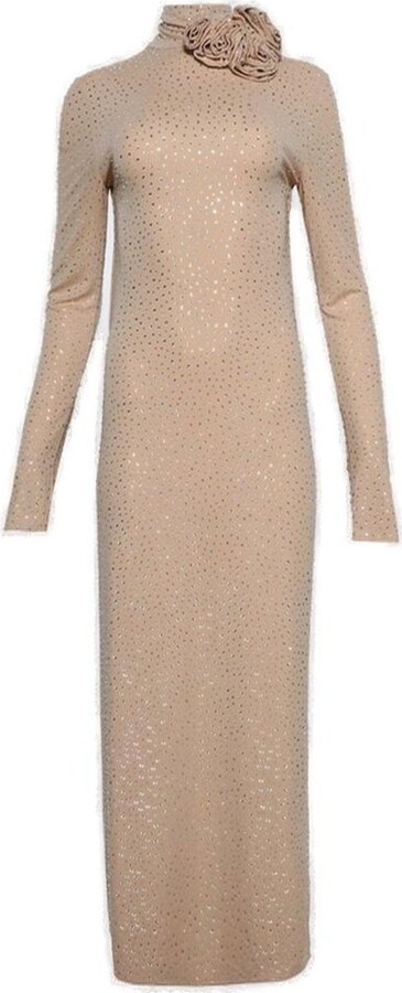 Magda Butrym Embellished Open Back Gown
