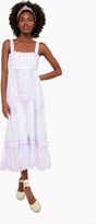 Thumbnail for your product : Juliet Dunn Sash Bow Back Midi Dress In Palladio Print