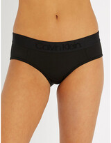 Thumbnail for your product : Calvin Klein Tonal Logo stretch-jersey hipster briefs