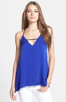 Thumbnail for your product : Milly Stretch Silk Trapeze Tank