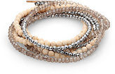 Thumbnail for your product : Brunello Cucinelli Multi-Stone Wrap Bracelet
