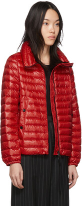 Moncler Red Down Basane Jacket