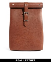 Thumbnail for your product : Chloe Stanyon Roll Top Leather Backpack in Tan
