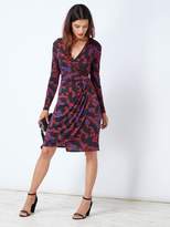 Thumbnail for your product : Issa Maddie printed side detail dress