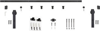 Miseno Standard Single Single Door Barn Door Hardware Kit
