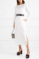 Thumbnail for your product : Sonia Rykiel Broderie Anglaise Cotton Maxi Dress - White