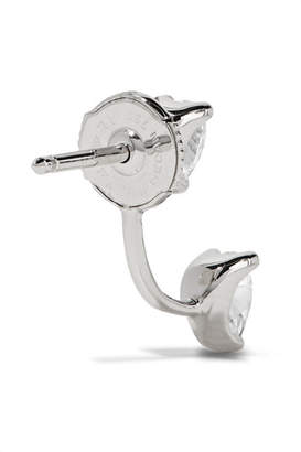 Anita Ko Orbit 18-karat White Gold Diamond Earring