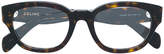 Céline Eyewear tortoiseshell round frame glasses