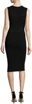 Thumbnail for your product : Narciso Rodriguez Sleeveless Round-Neck Ribbed Dress